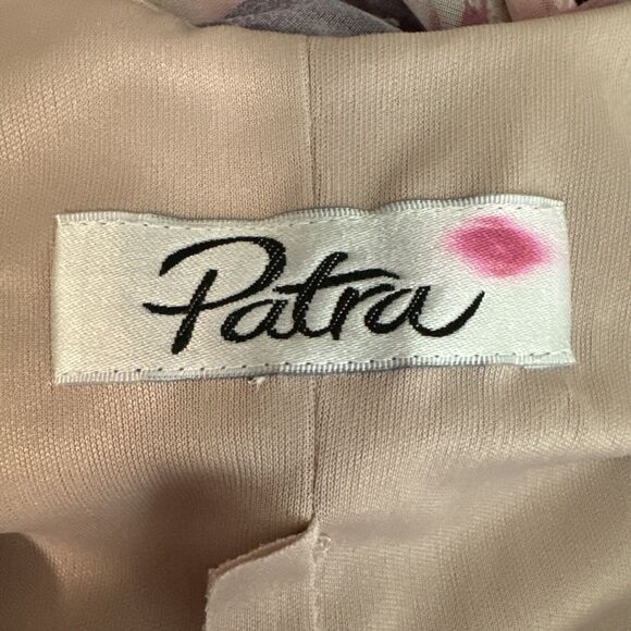 Vintage Patra Chiffon 2 Pc Set Sz 6 Floral Metallic Cottage Core NWT - Picture 7 of 9